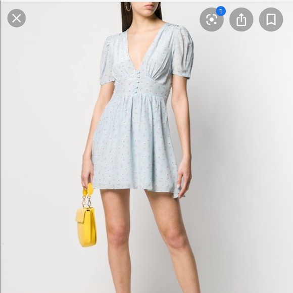 NWOT LoveShackFancy Ruby Silk Dress - Picture 5 of 8